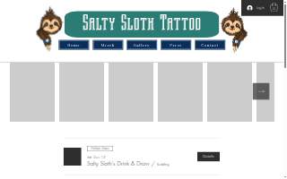Salty Sloth Tattoo