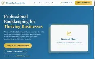 Thomas ProBooks Service website