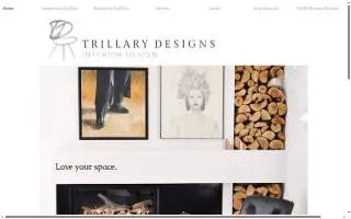 Trillary Designs website