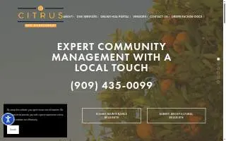 Citrus HOA Management website