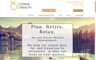 Citrus Wealth Management of Redlands website