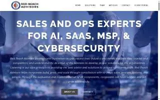 Red Beach Advisors website