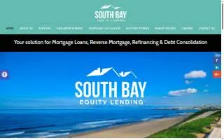 South Bay Equity Lending website