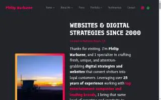 Warbasse Design website