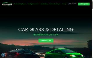 California Car Glass & Detailing website