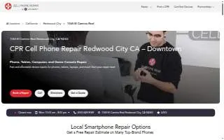 CPR Cell Phone Repair of Redwood City website
