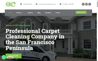 EKO Carpet Cleaning website