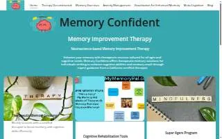 Memory Confident (formerly MyMemoryPal) website