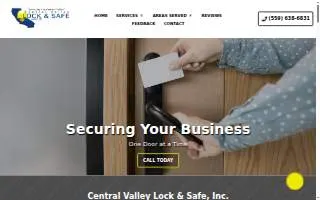 Central Valley Lock & Safe, Inc. website