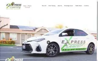 Express Learning Driving School of Reedley website
