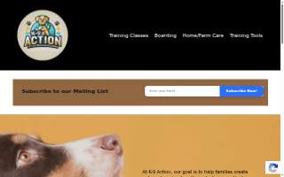 K-9 Action Dog Training and Boarding