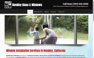 Reedley Glass and Windows website