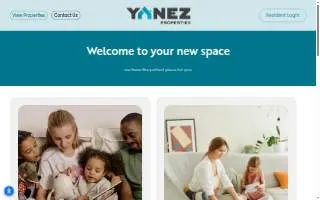 Yanez Properties website