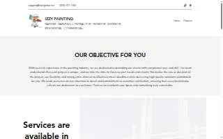 Izzy Painting website
