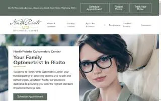 NorthPointe Optometric Center website