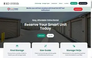 Point Richmond Self Storage website