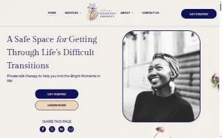 Bright Moments Therapy website