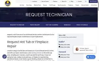 Creative Energy Hot Tub/Fireplace Repair website