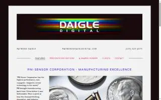 Daigle Digital website