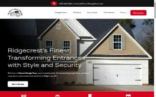 Desert Garage Door website