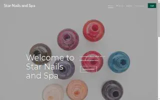 Star Nails and Spa of Ridgecrest website