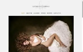 Leymi Gutierrez Photography website