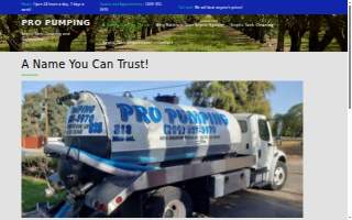 Pro Pumping Septic Service of Ripon