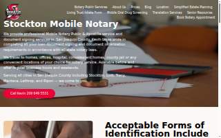 Stockton Mobile Notary Public of Ripon