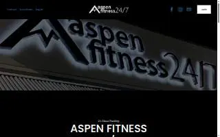 Aspen Fitness 24-7 website