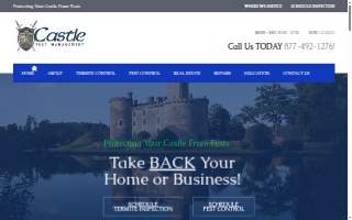Castle Pest Management Inc. website
