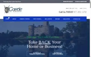 Castle Pest Management Inc. website