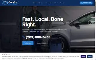 Escalon Auto Glass website