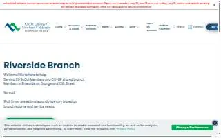 Credit Union of Southern California website