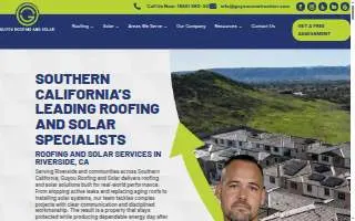 Guyou Roofing and Solar website