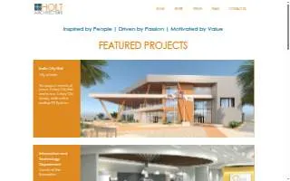 Holt Architecture of Riverside website