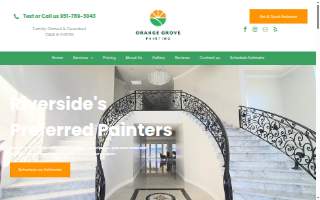Orange Grove Painting