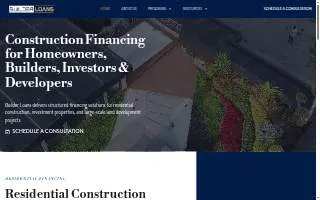 Builder Loans website