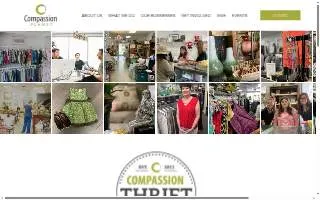 Compassion Planet Thrift Store website