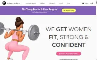 FITNELLO FITNESS - Personal Training website