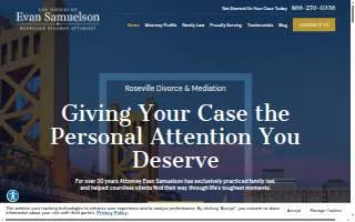 Law Offices of Evan Samuelson website