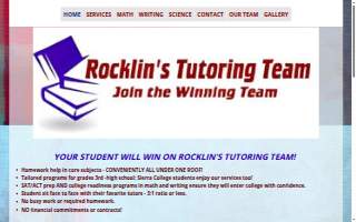 Rocklin's Tutoring Team