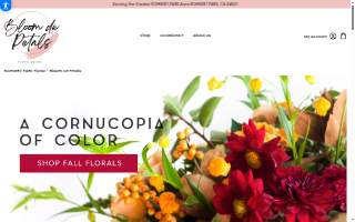 Bloom de Petals website