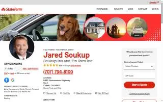 Jared Soukup - State Farm Insurance Agent website