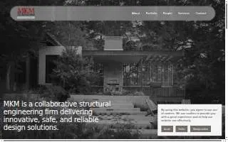 MKM & Associates Structural Engineers website