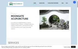 Moongate Acupuncture website