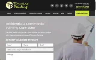 Timmins Painting website