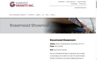Choice Granite & Kitchen Cabinets of Rosemead