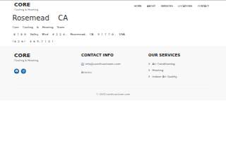 Core Cooling & Heating Team of Rosemead