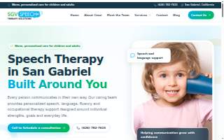 SGV Speech Therapy Solutions of Rosemead