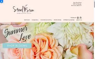 Steel Stem Floral website